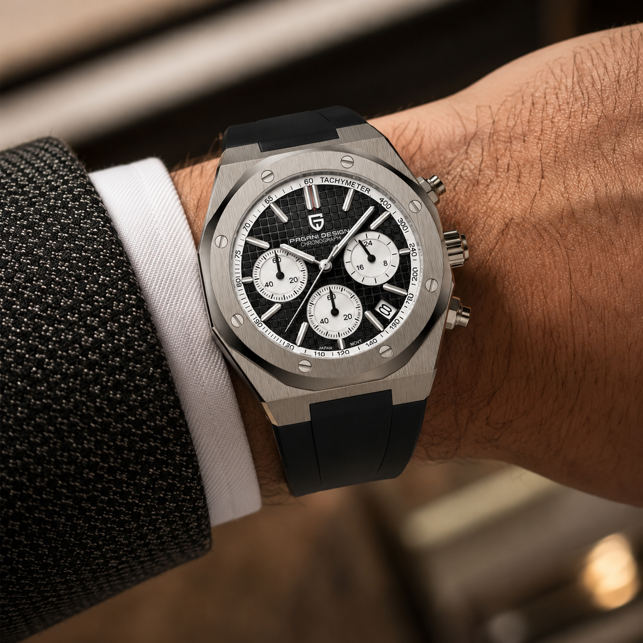 PD-1707 Black Silver